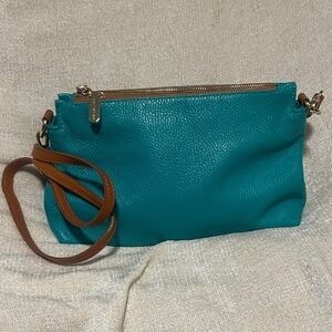 VALENTINA Teal Crossbody Bag
